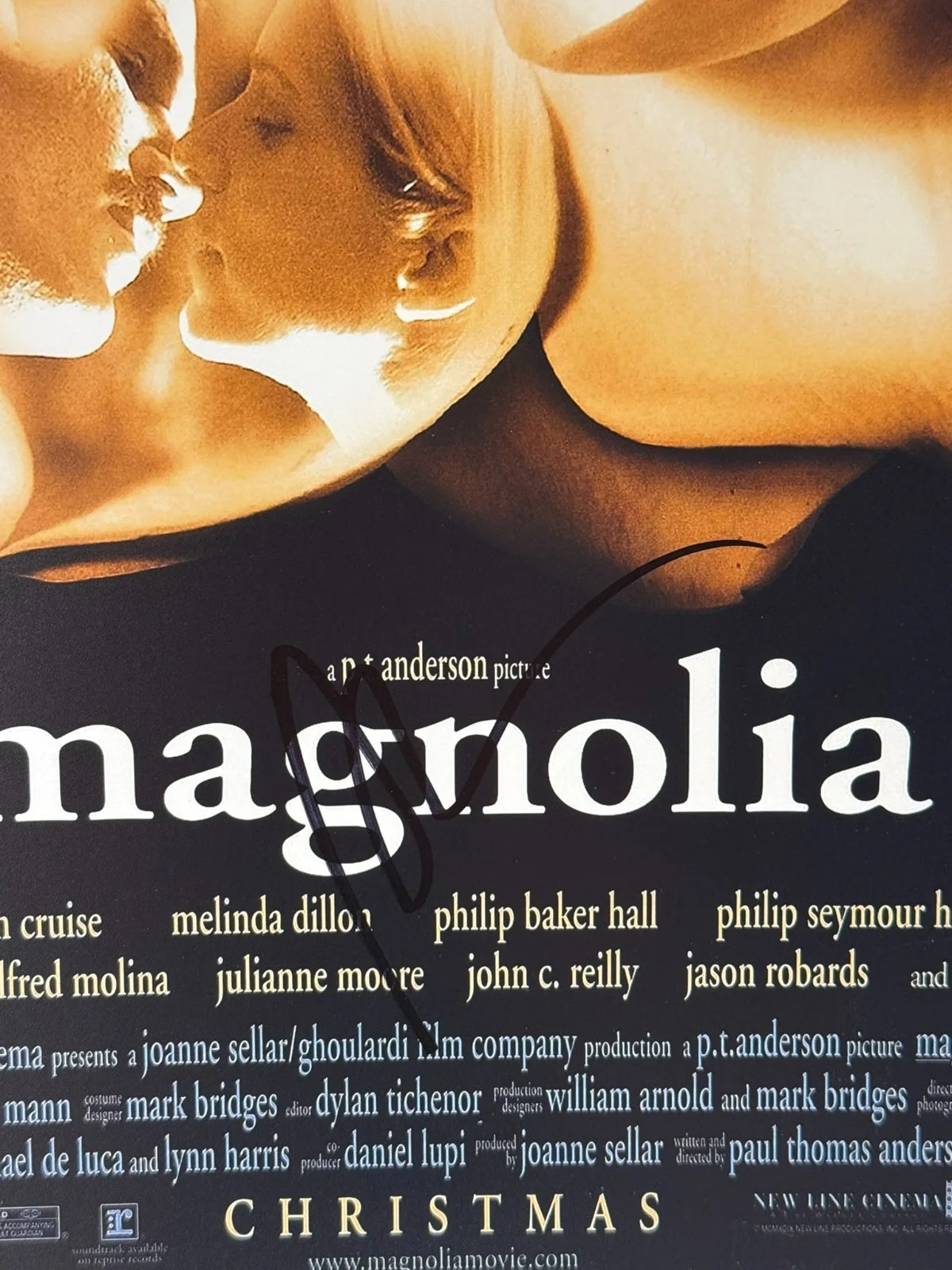 PAUL THOMAS ANDERSON SIGNED 11X17 MAGNOLIA PHOTO AUTO BECKETT BAS COA, изображение 2