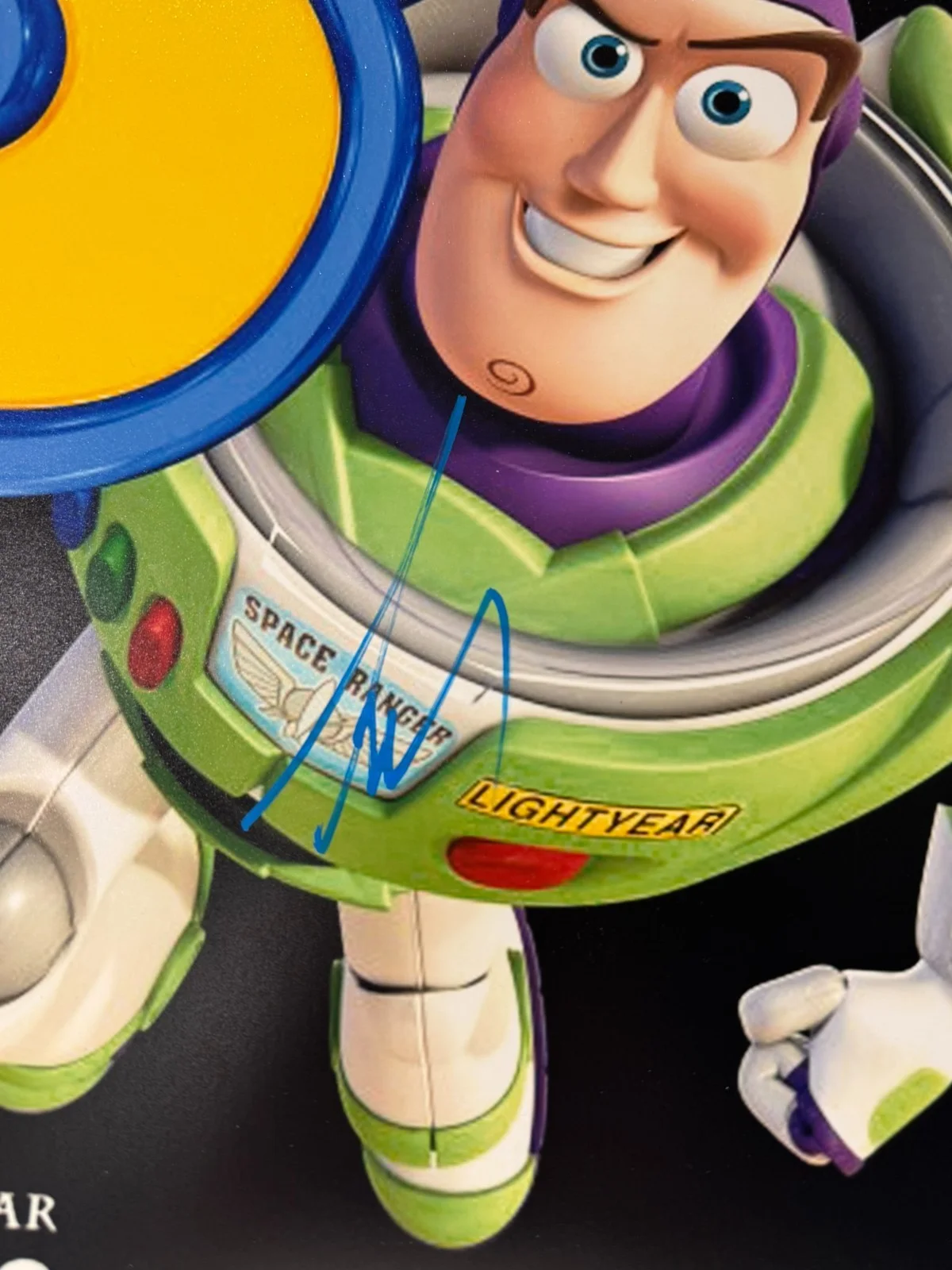 TIM ALLEN SIGNED 11X17 BUZZ LIGHTYEAR PHOTO TOY STORY 3 AUTO BECKETT BAS COA, image 2