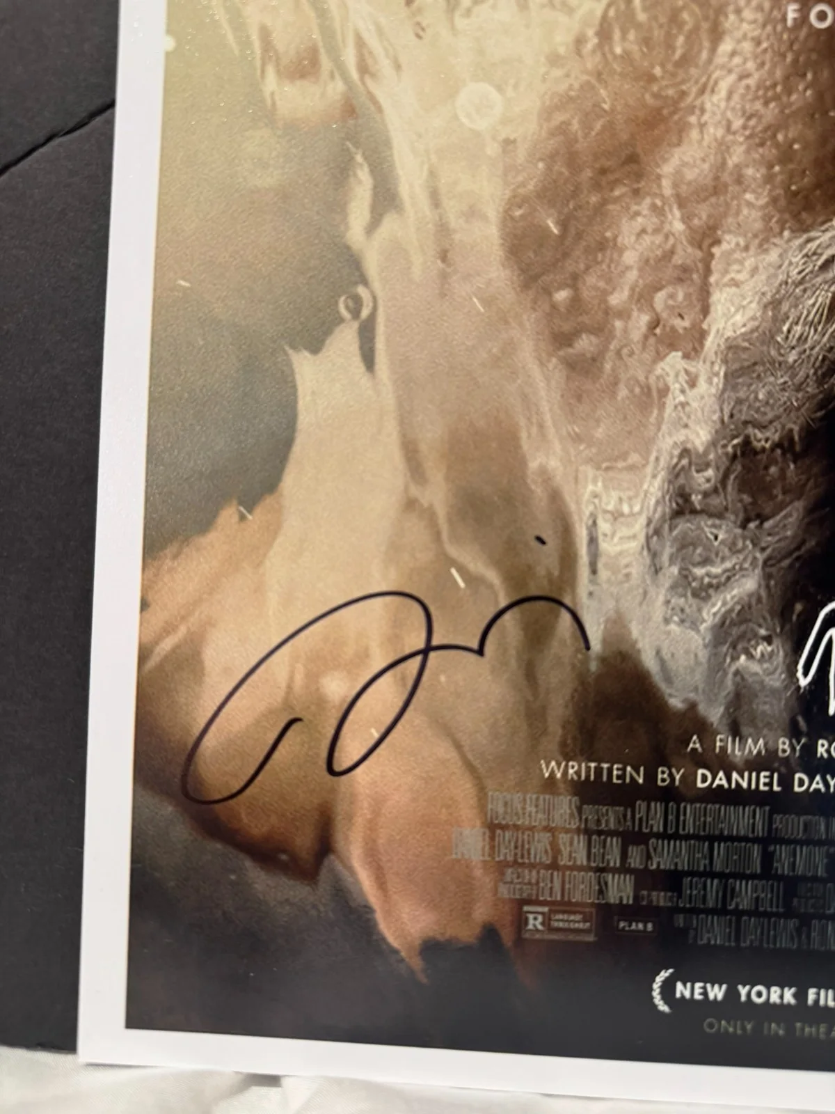 RONAN DAY-LEWIS SIGNED 11X17 PHOTO AUTO Anemone DIRECTOR BECKETT BAS COA READ, image 2