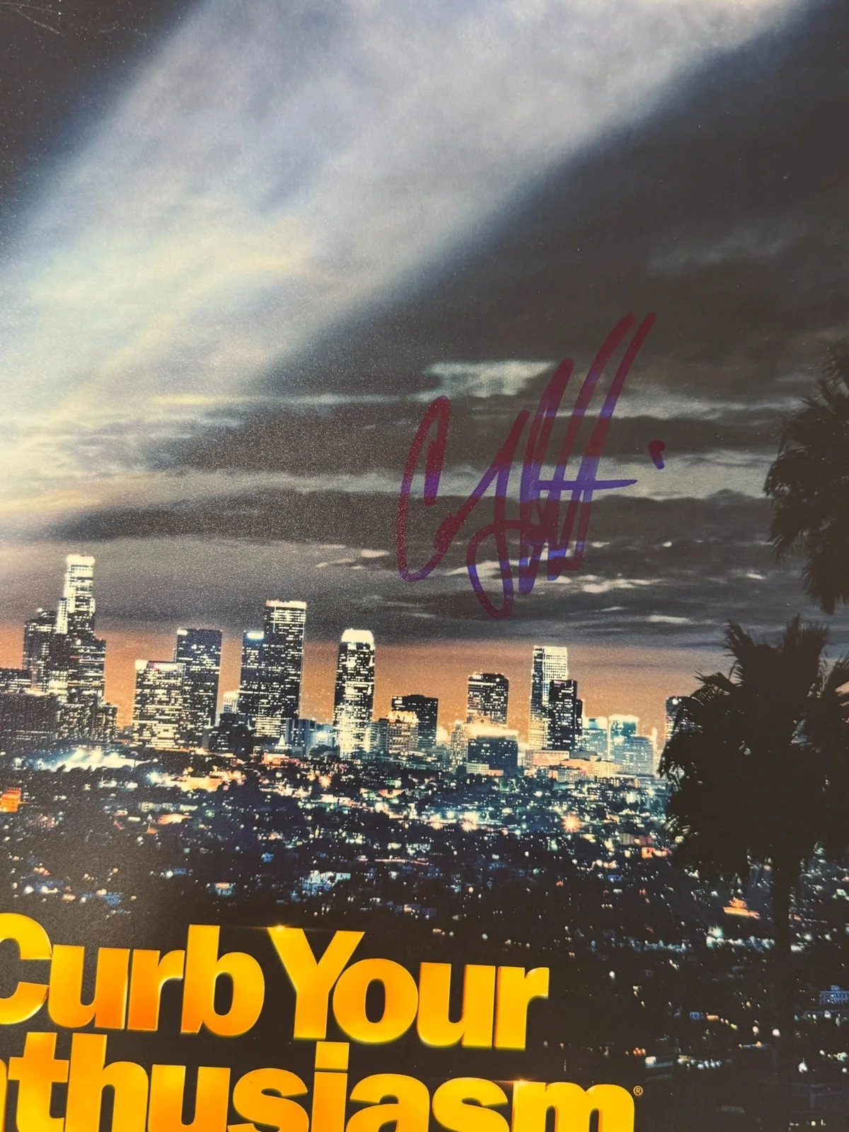 CHERYL HINES SIGNED 11X17 PHOTO AUTO CURB YOUR ENTHUSIASM BECKETT BAS COA, изображение 2