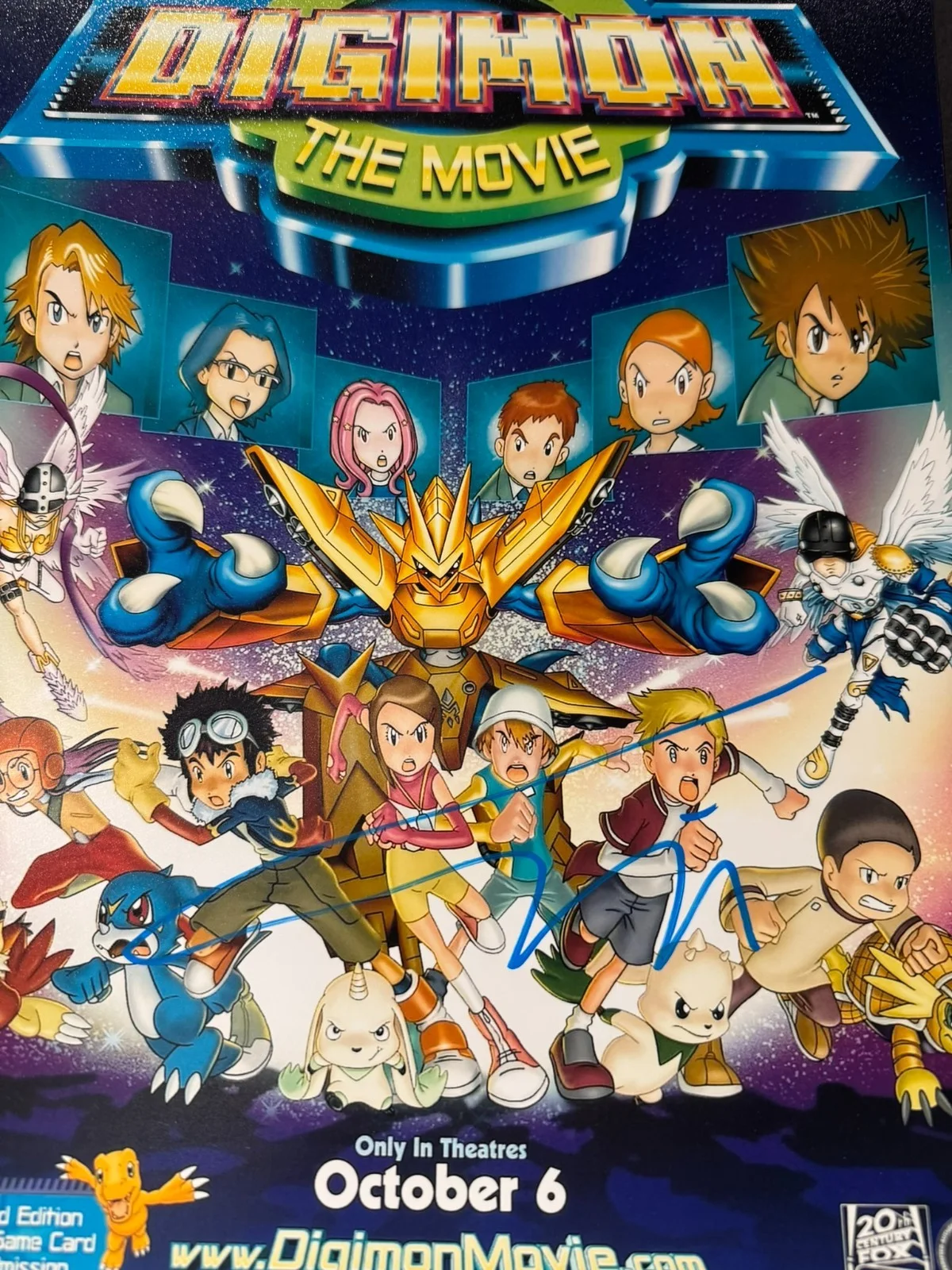 Mamoru Hosoda SIGNED 11X17 PHOTO DIGIMON DIRECTOR AUTO BECKETT BAS COA, изображение 2