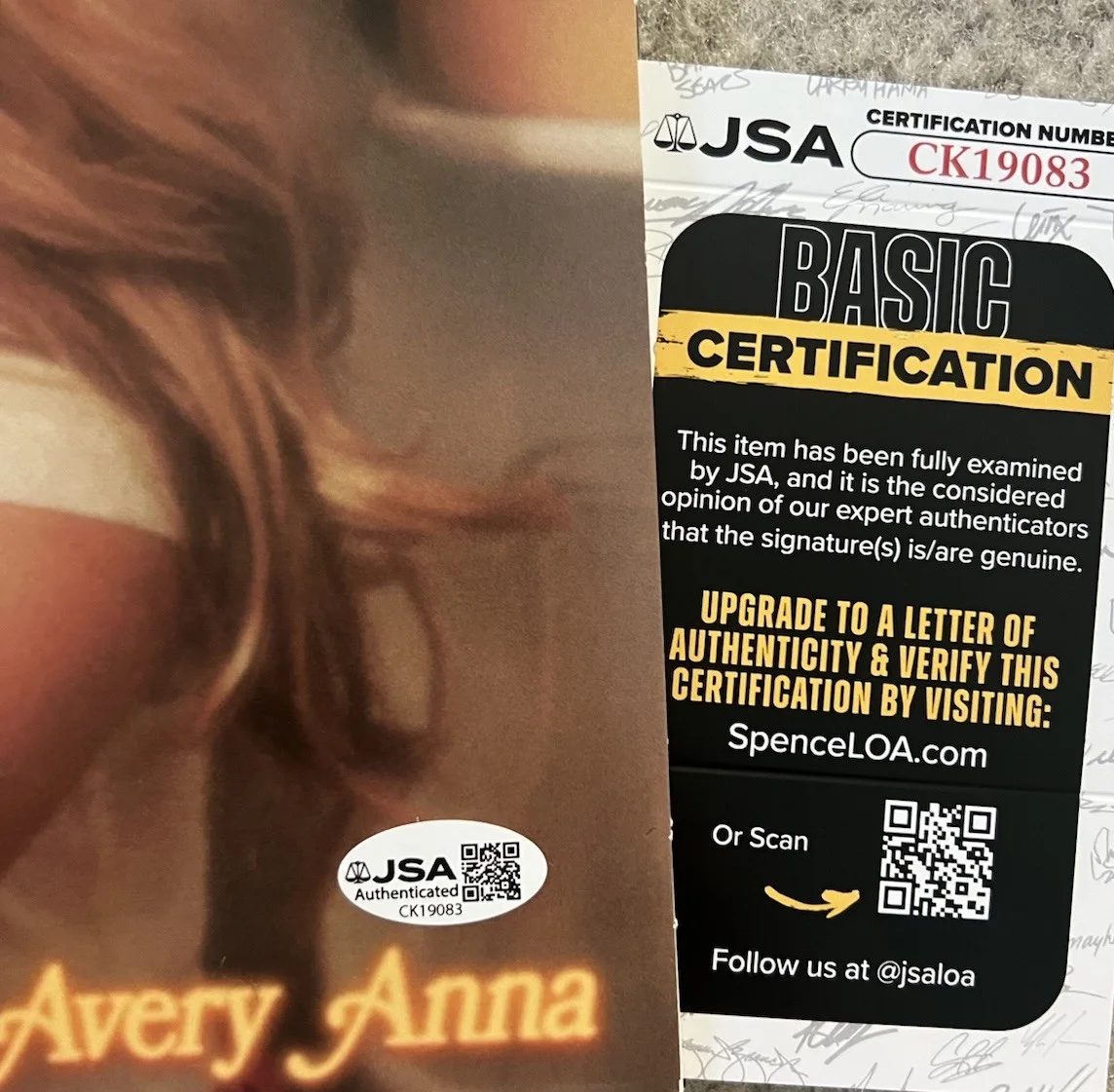 Avery Anna Signed Breakup Over Breakfast Vinyl Country Music Autograph Jsa Coa, image 3