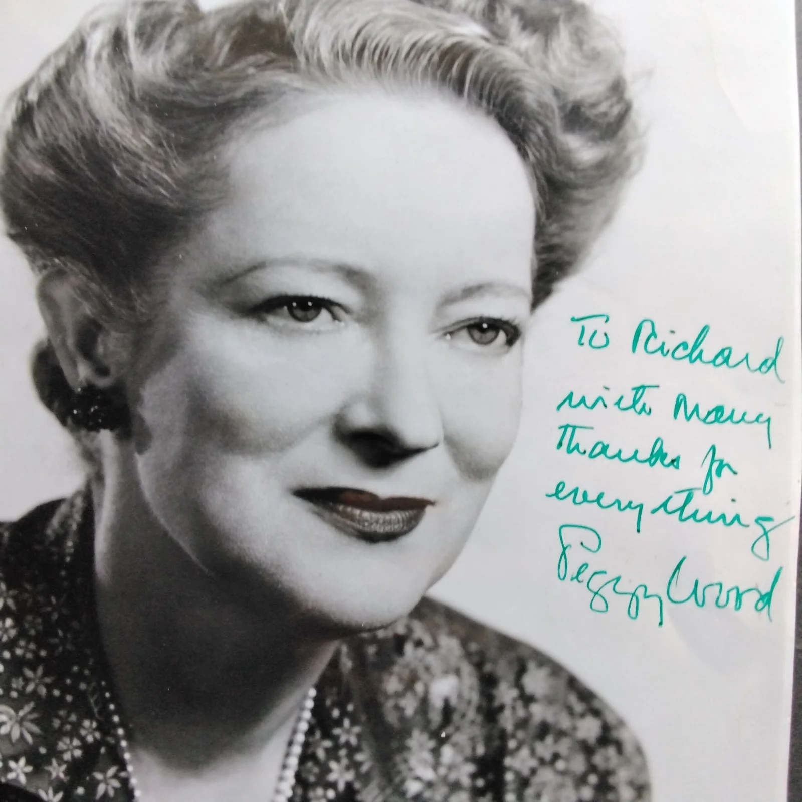 Peggy Wood SIGNED Photo Movie Actress Sound of Music Star is Born Remember Mama, изображение 4