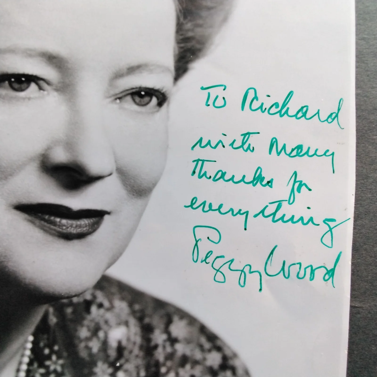 Peggy Wood SIGNED Photo Movie Actress Sound of Music Star is Born Remember Mama, изображение 5