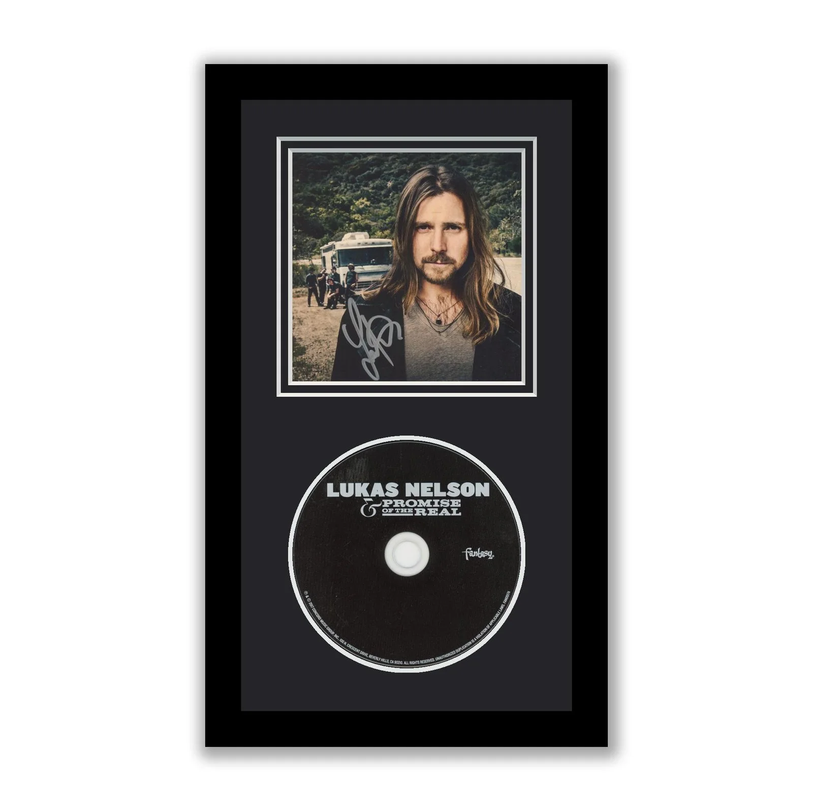 Lukas Nelson — Lukas Nelson Autograph Signed Framed CD Lukas Nelson & Promise of the Real ACOA