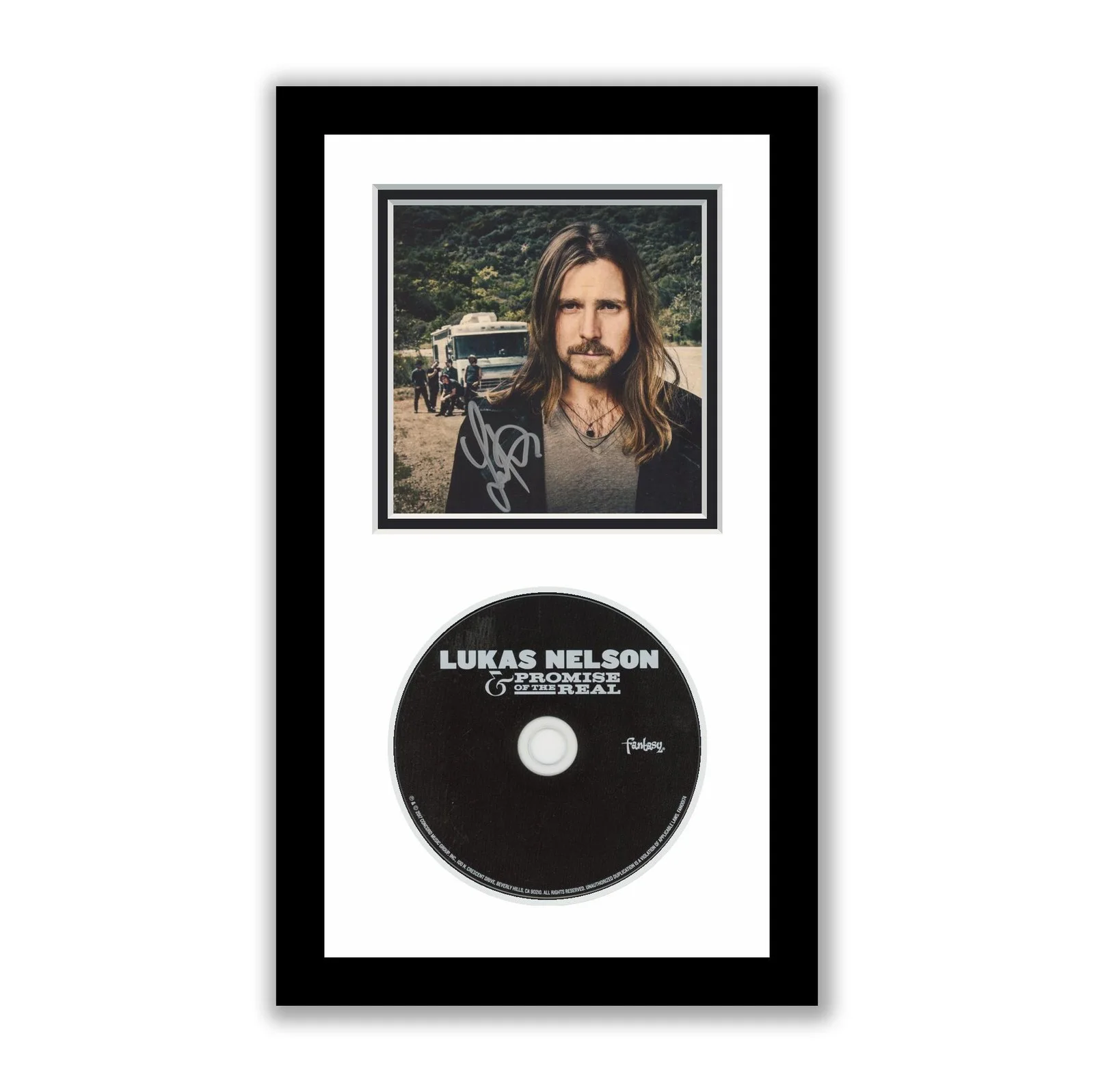 Lukas Nelson — Lukas Nelson Autograph Signed Framed CD Lukas Nelson & Promise of the Real ACOA