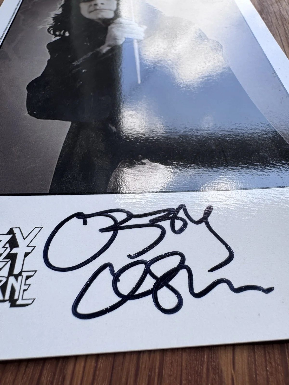 Ozzy Osbourne Autograph 5”x8” Hand Signed Promo Photo Black Sabbath, изображение 2