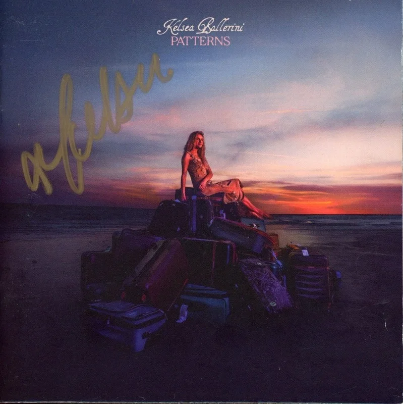KELSEA BALLERINI SIGNED PATTERNS FRAMED & MATTED CD w/ AUTOGRAPH COA ACOA, image 2