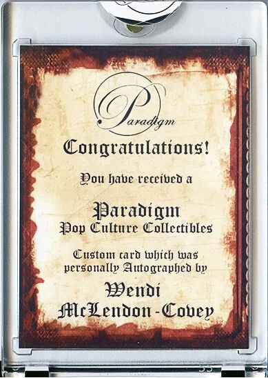 Wendi McLendon-Covey — -RENO 911- Wendi McLendon-Covey Signed/Autograph/Auto Certified TV Card, изображение 2