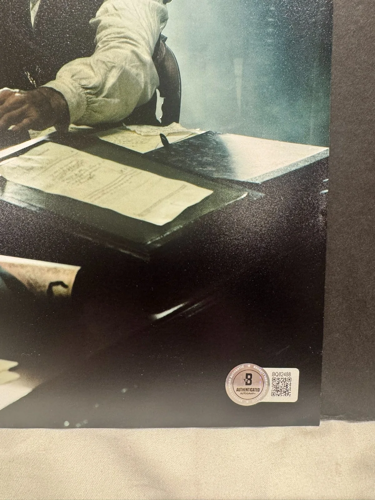 DANIEL DAY-LEWIS SIGNED 11X14 ABRAHAM LINCOLN PHOTO AUTO BECKETT BAS COA RARE, image 3