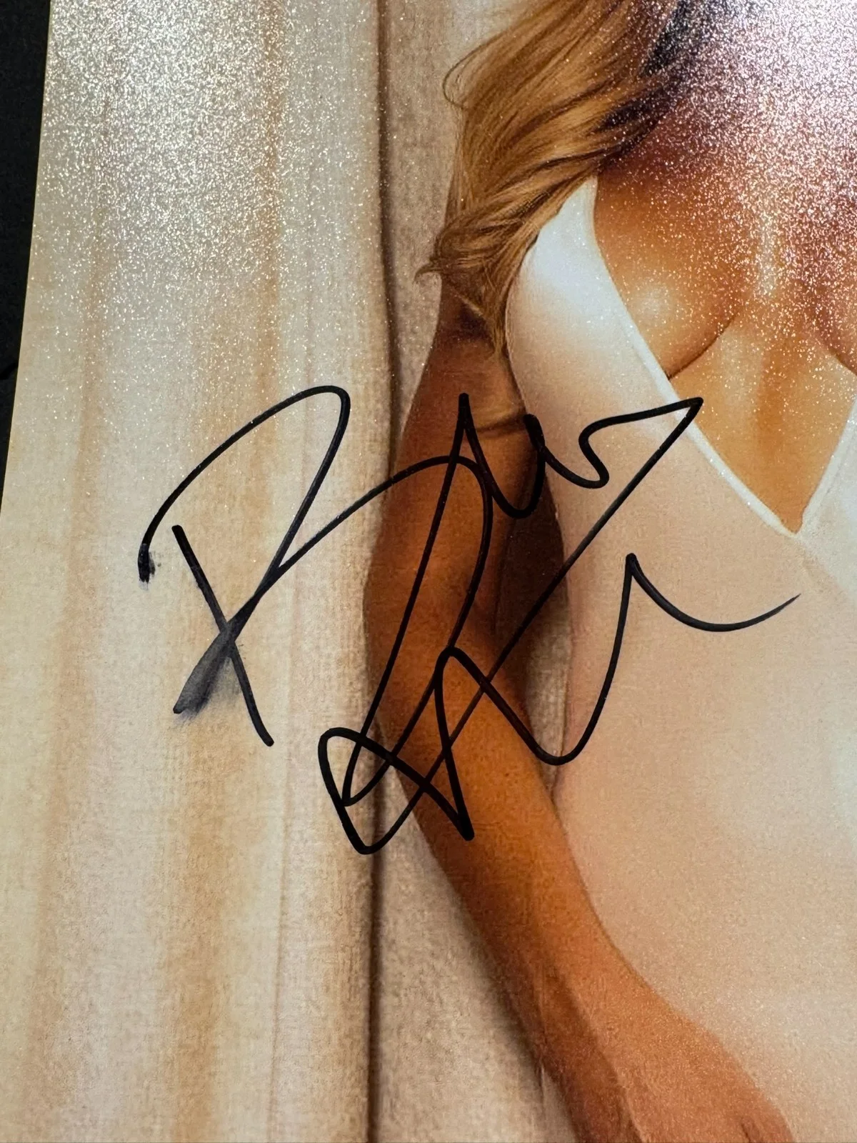 BROOKS NADER SIGNED 11X14 PHOTO AUTO BECKETT BEAUTIFUL MODEL BAS COA, image 2