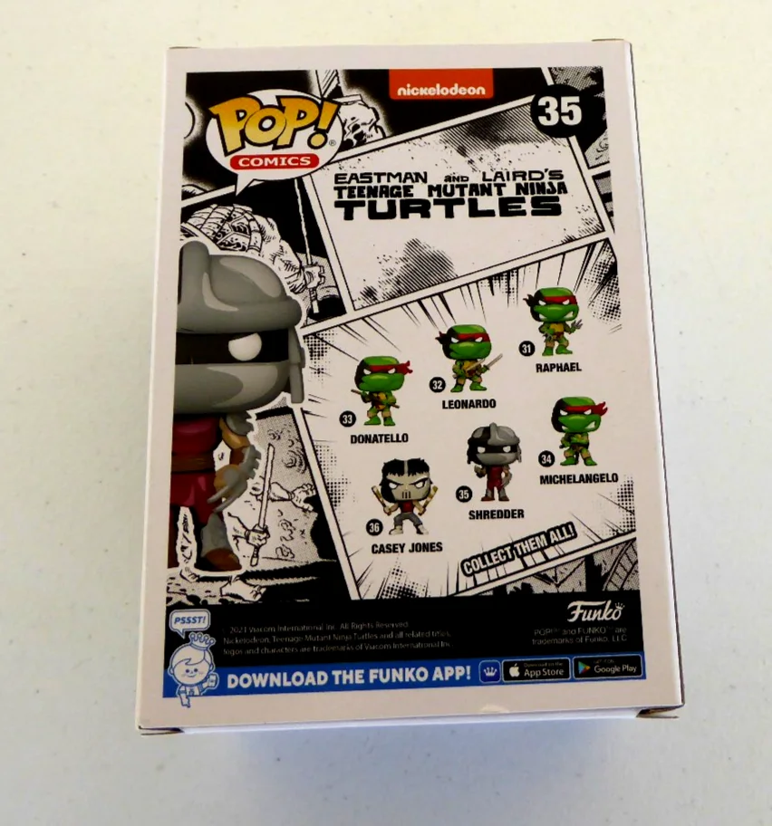 James Saito Signed Funko Pop Figure, Ninja Turtles, TMNT, Shredder, JSA COA, image 3