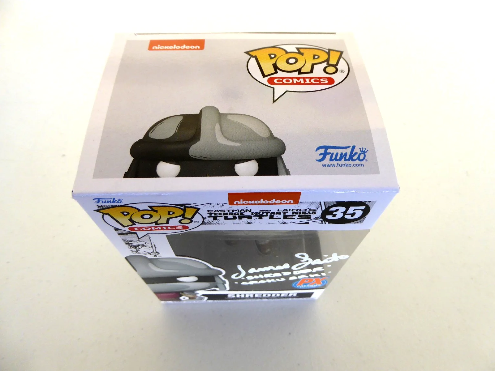 James Saito Signed Funko Pop Figure, Ninja Turtles, TMNT, Shredder, JSA COA, image 4