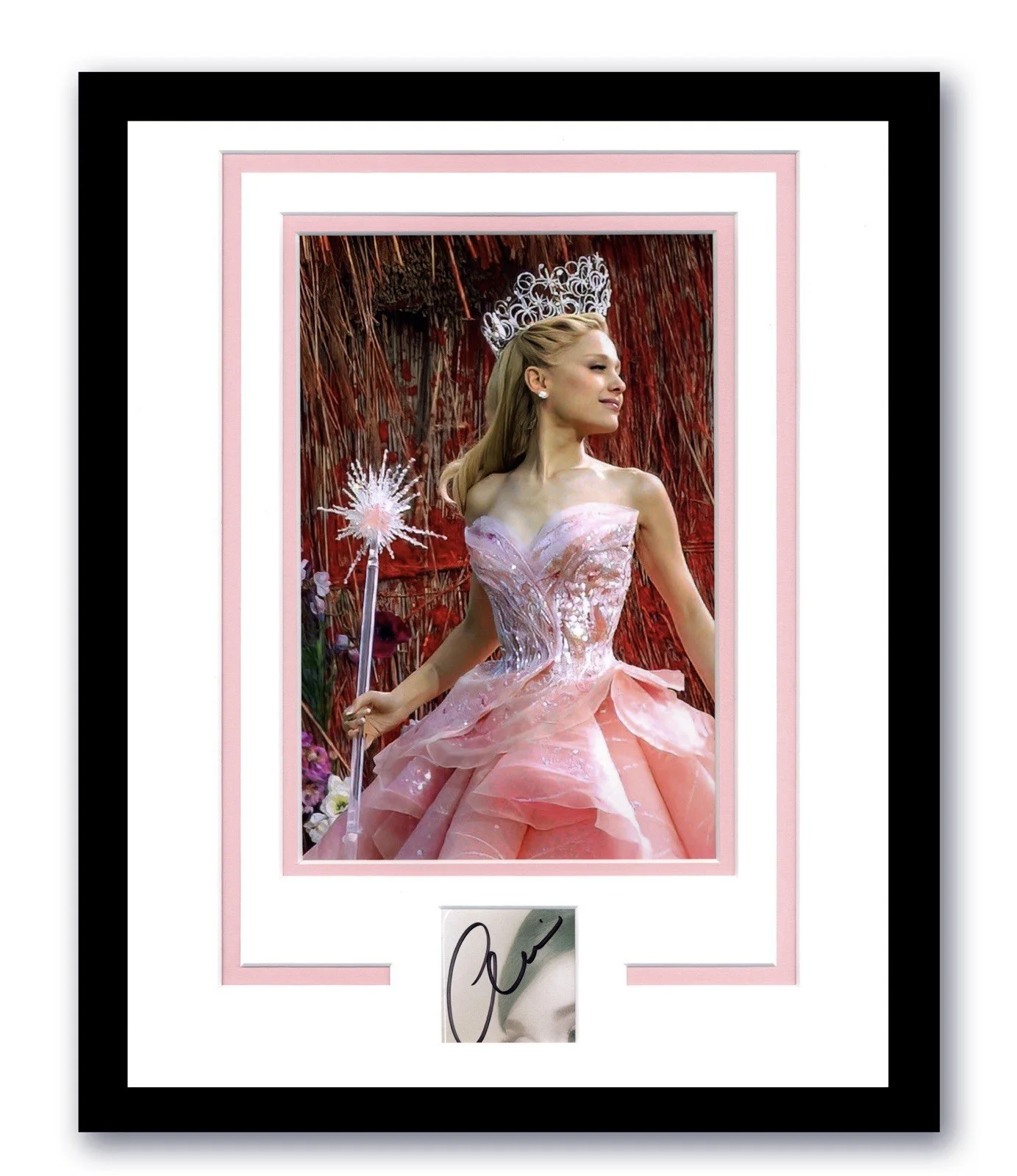 Ariana Grande — ARIANA GRANDE SIGNED AUTOGRAPH FRAMED 11x14 DISPLAY ACOA WICKED GLINDA PHOTO