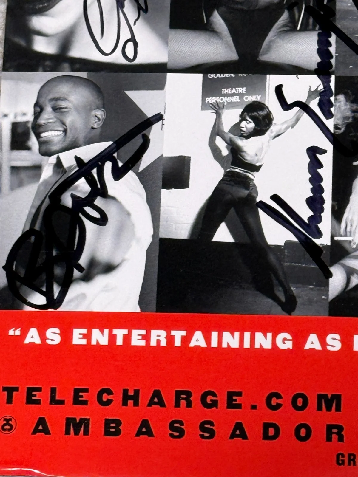 CHICAGO LIVE Broadway AUTOGRAPHED Poster - Wayne Brady Signed - Ambassador 2004, image 5