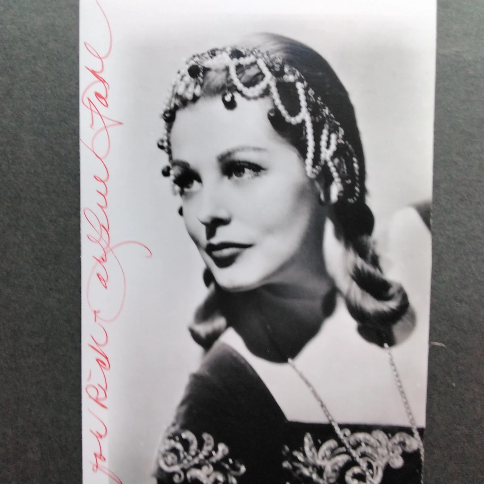 Arlene Dahl SIGNED Photo Movie TV Actress Journey Center Earth Wild Irish Rose, изображение 2