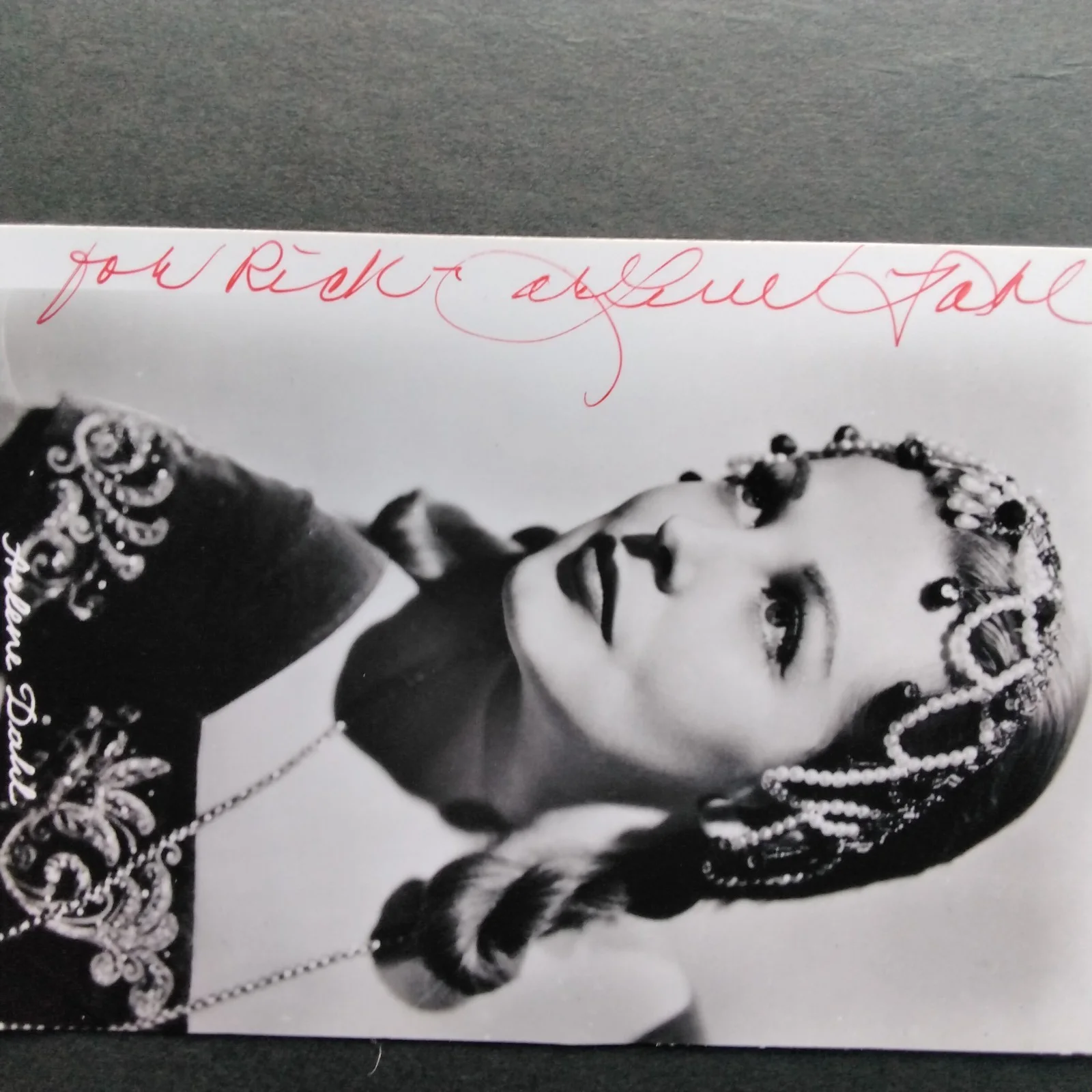 Arlene Dahl SIGNED Photo Movie TV Actress Journey Center Earth Wild Irish Rose, изображение 4