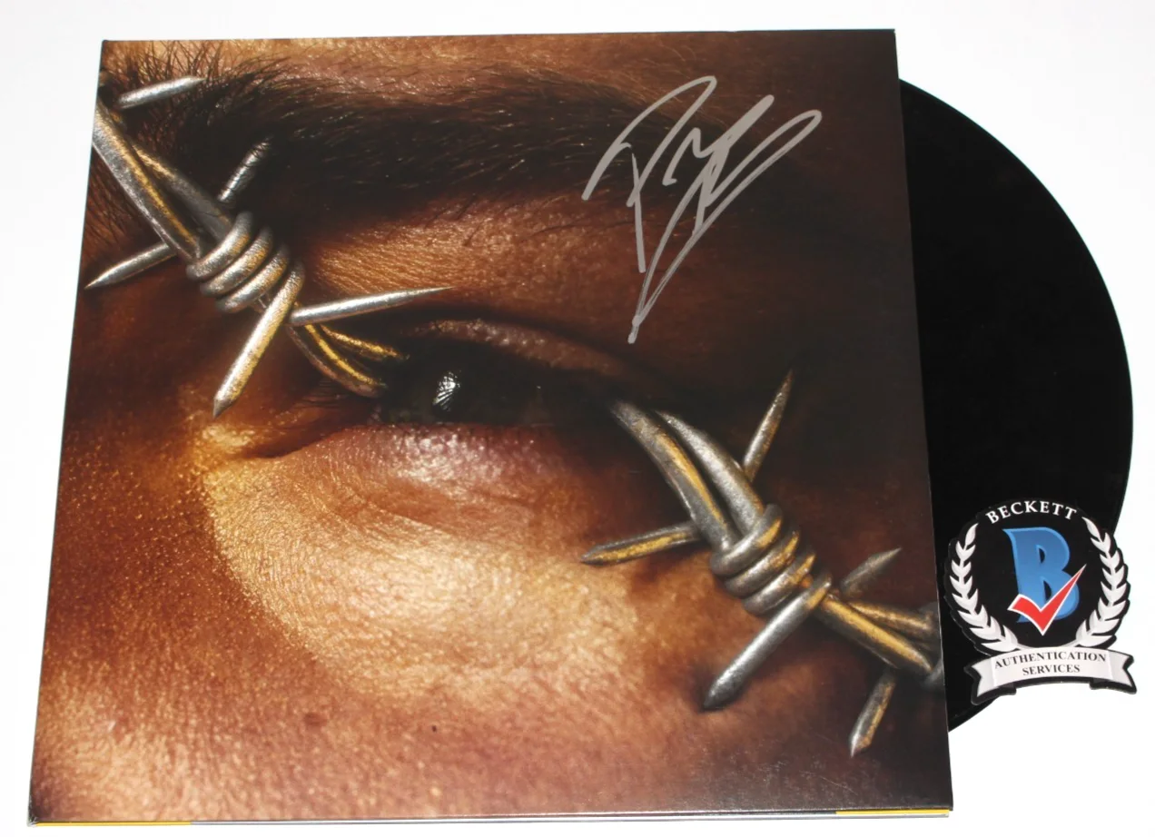 POST MALONE SIGNED 'BEERBONGS & BENTLEYS' ALBUM VINYL RECORD LP BECKETT COA, изображение 2