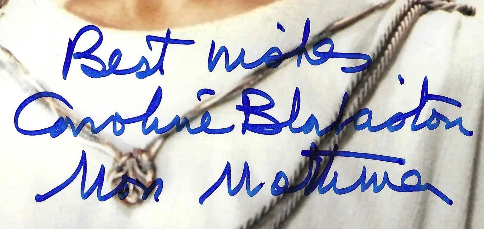 caroline blakiston — STAR WARS Mon Mothma Caroline Blakiston signed 8x10 photo with COA, изображение 2