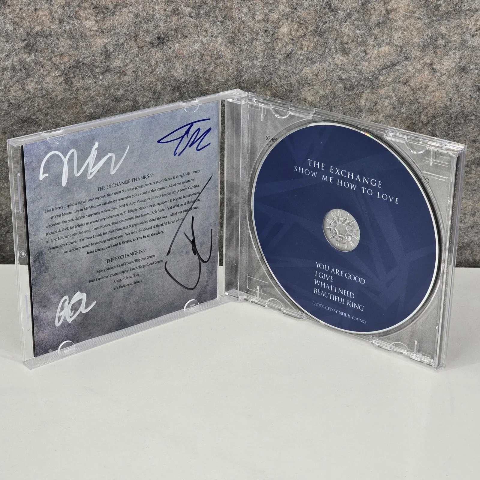 The Exchange Show Me How To Love Autographed CD Album Signed by Band, изображение 3