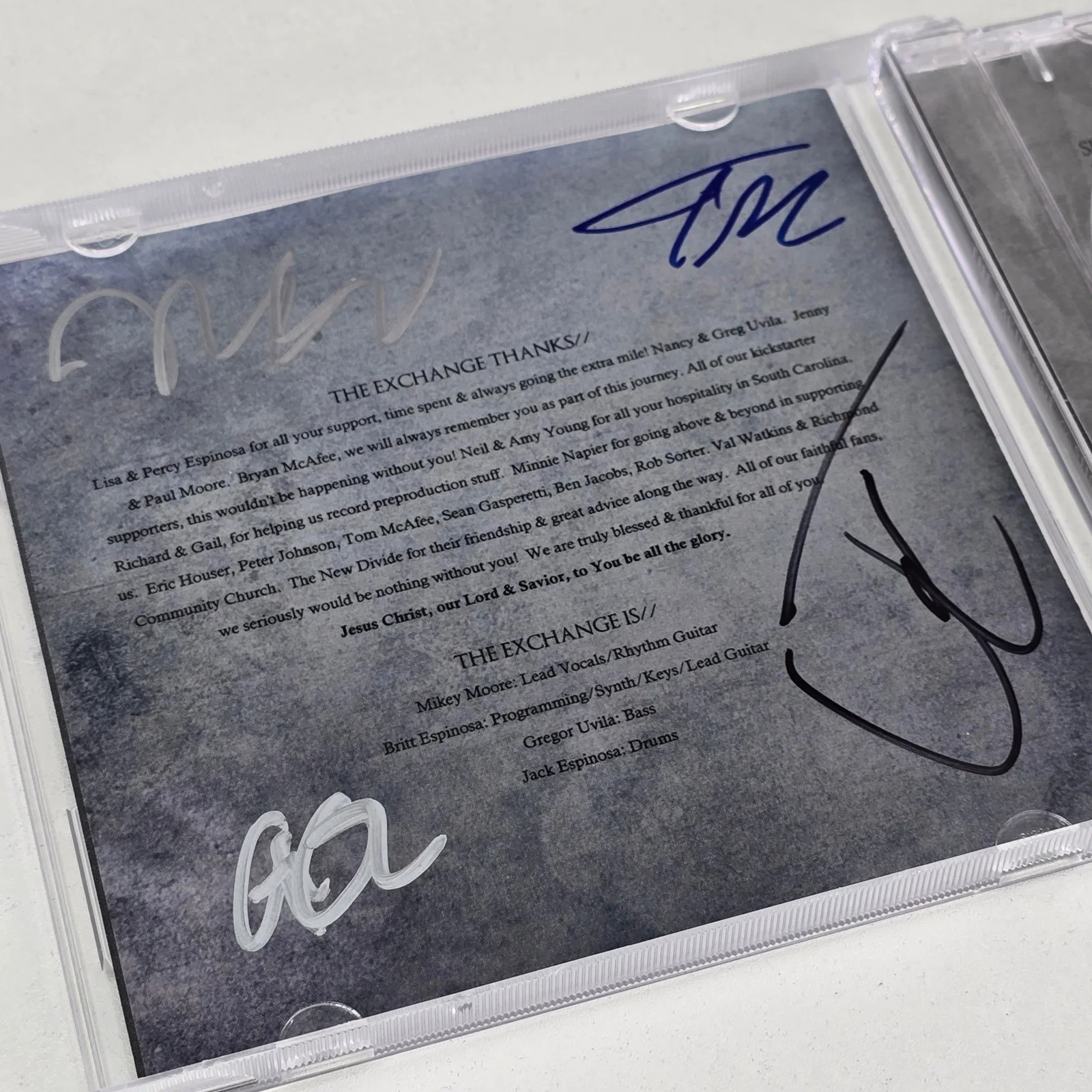 The Exchange Show Me How To Love Autographed CD Album Signed by Band, изображение 4