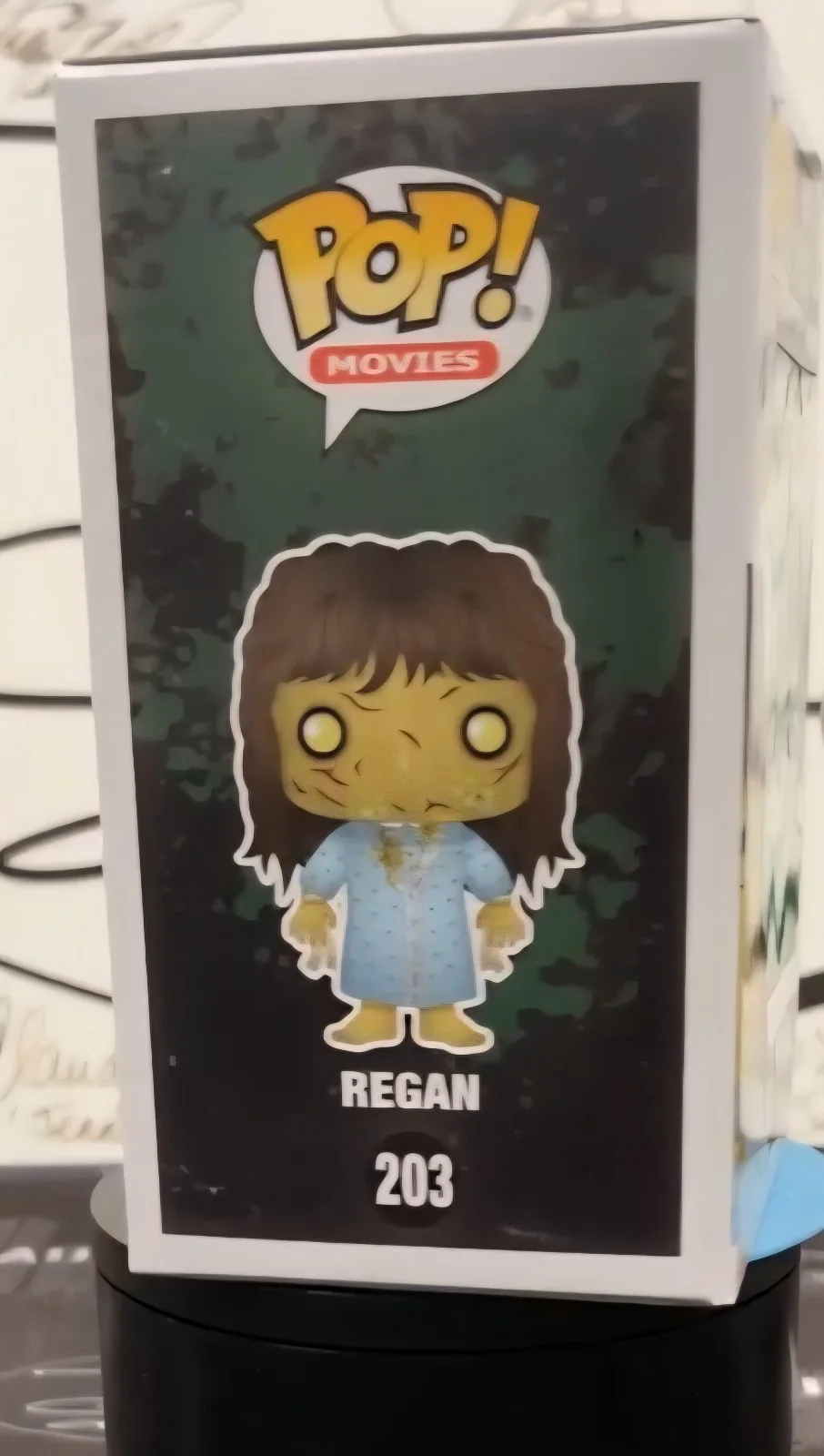 LINDA BLAIR — LINDA BLAIR SIGNED REGAN POP FUNKO FIGURE THE EXORCIST MOVIE BECKETT BAS COA, изображение 5