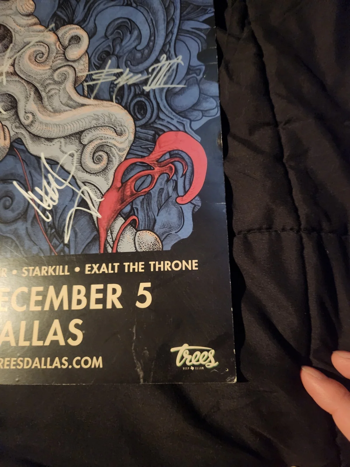 Dark Tranquillity 2016 Tour Poster signed, image 5
