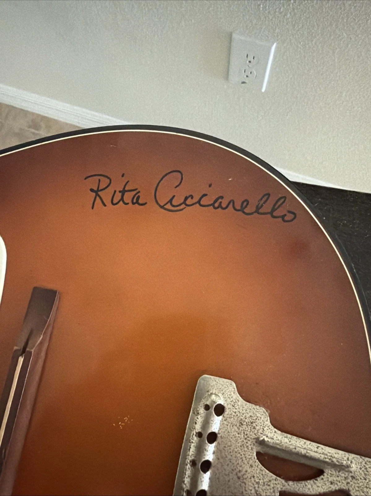 Acoustic Guitar Signed By Music Artists, image 5