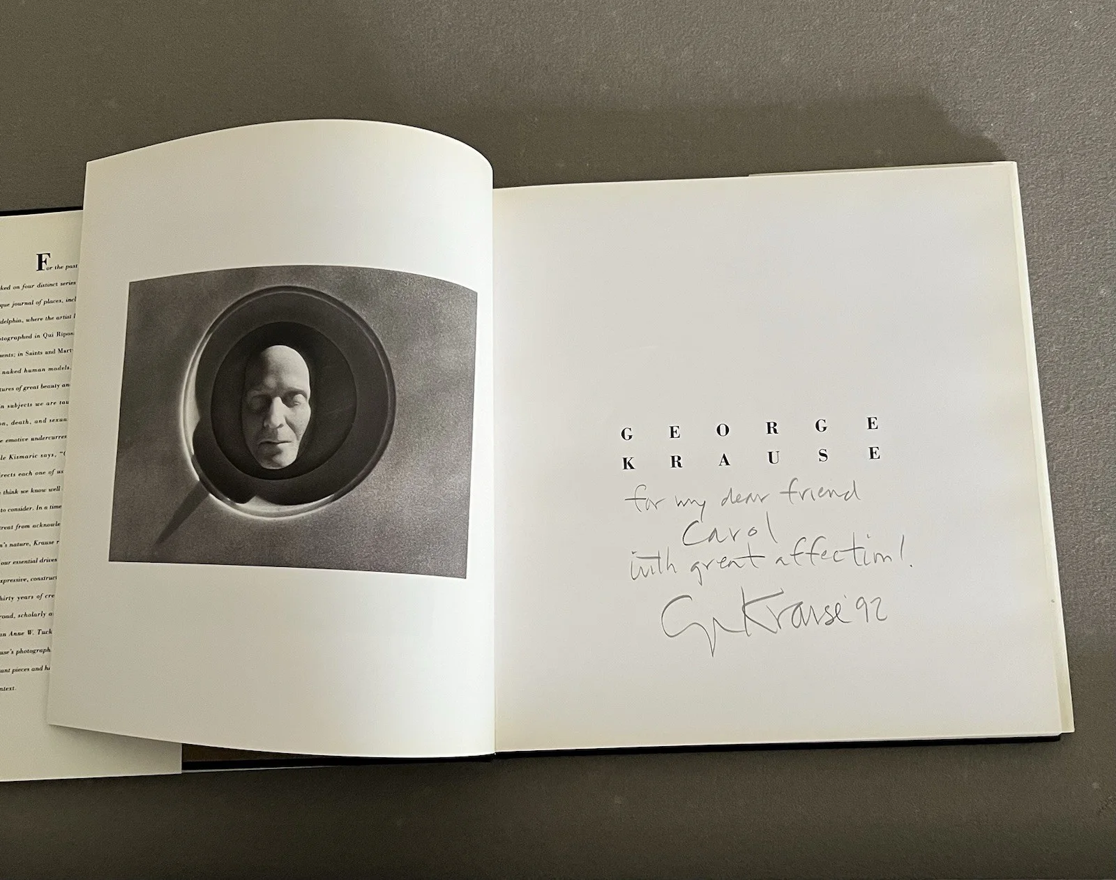 George Krause Signed Book And Signed And Framed Photograph, image 4