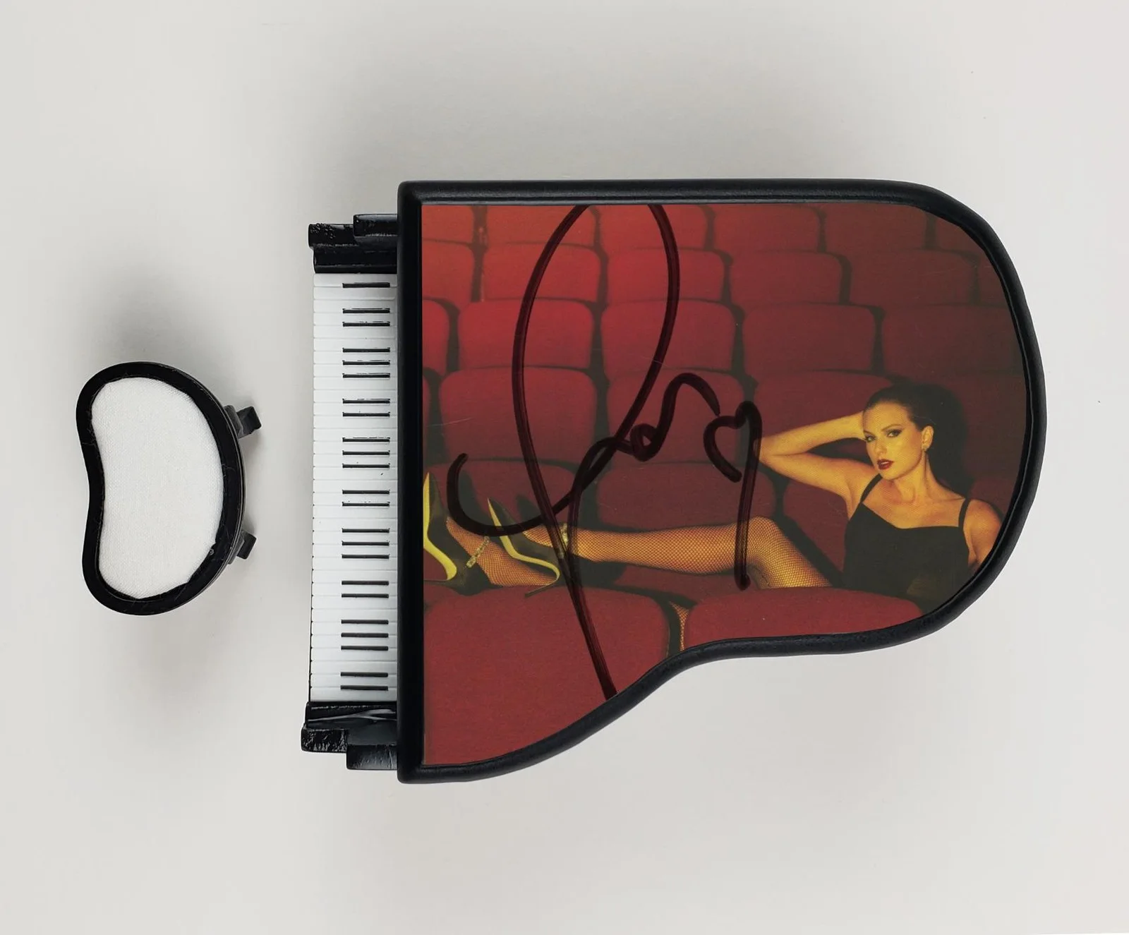 Taylor Swift — Taylor Swift Autograph Signed Toy Mini Piano The Life Of A Showgirl Photo 4 ACOA