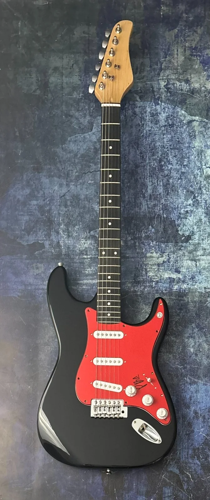 GFA Just About Over You * PRISCILLA BLOCK * Signed Electric Guitar PROOF COA, image 2