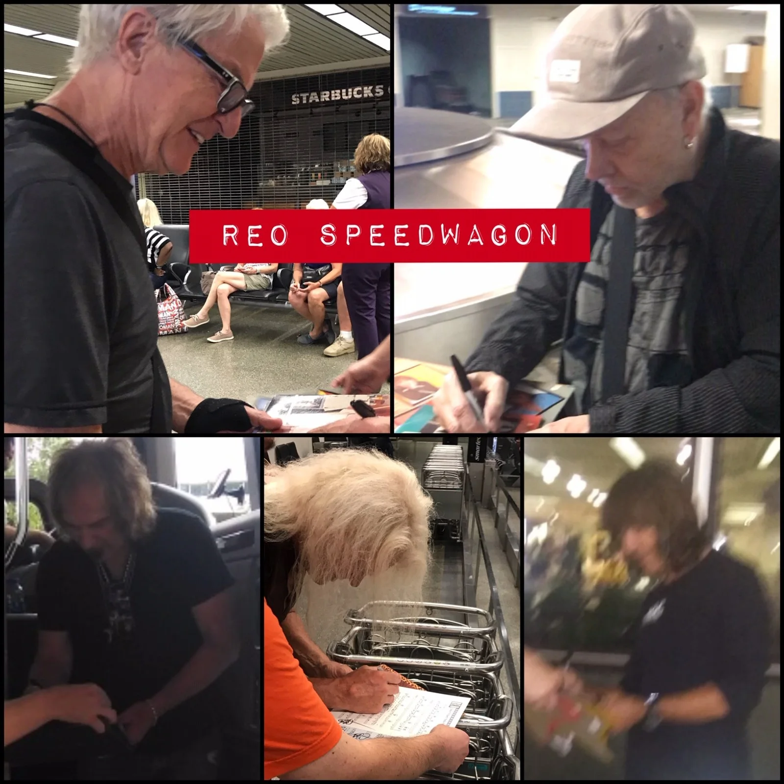 GFA Bruce Hall & Neal Doughty * REO SPEEDWAGON * Band Signed Electric Guitar COA, image 4