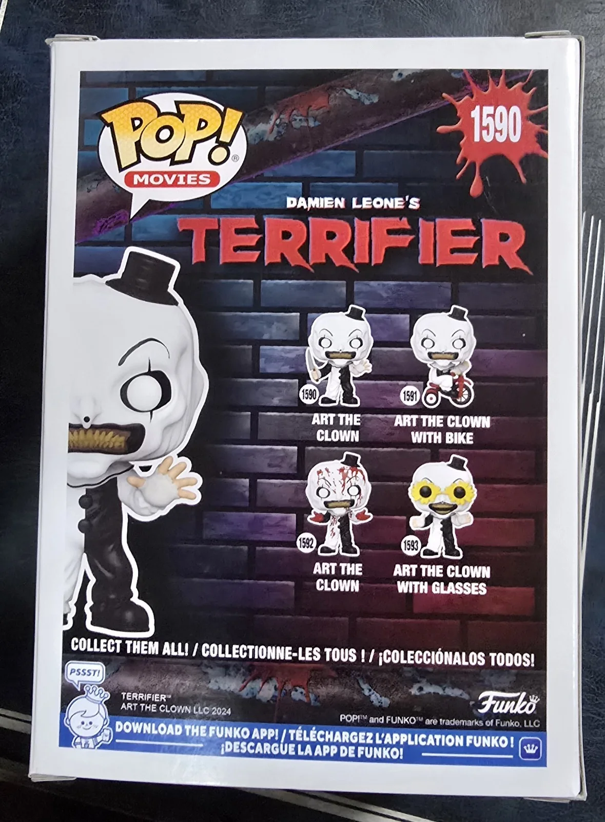 Felissa Rose, Dan Roebuck — Terrifier Double Signed Felissa Rose & Dan Roebuck Funko Pop Art The Clown SWAU, изображение 4