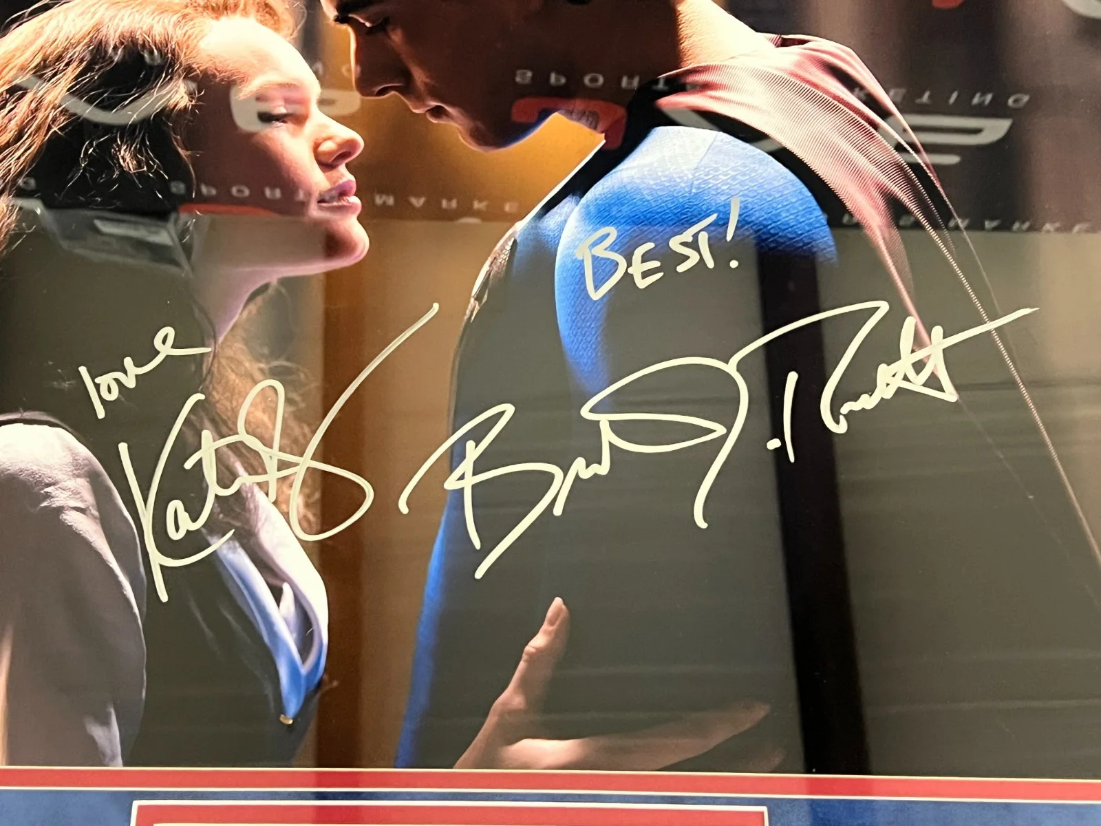 Brandon Routh — Brandon Routh & Kate Bosworth autographed framed 16x20 Superman Returns JSA COA, изображение 2