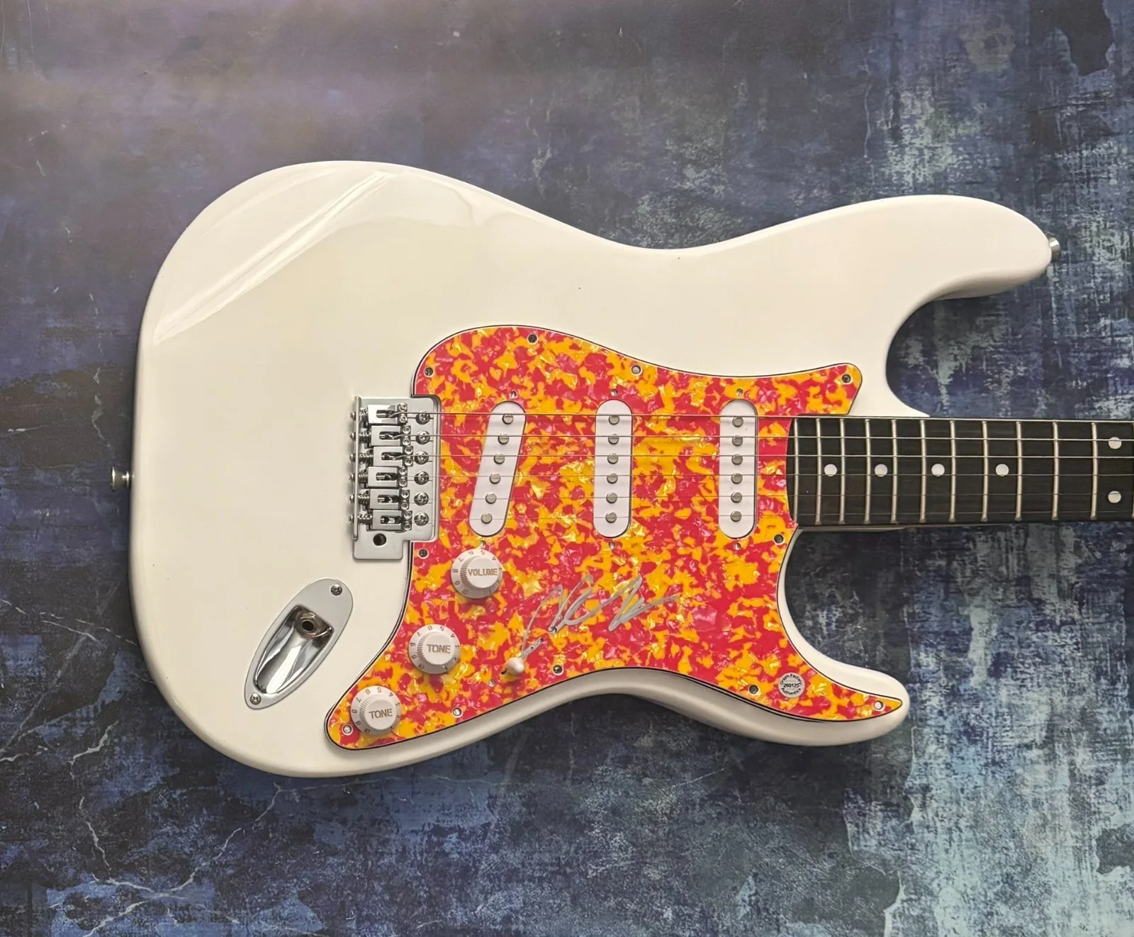 GFA Queen Band Singer * ADAM LAMBERT * Signed Electric Guitar PROOF COA, image 2