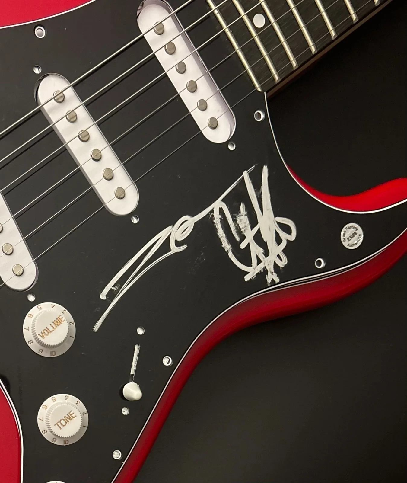 GFA Zoltan & Chris Kael * FIVE FINGER DEATH PUNCH * Signed Electric Guitar COA, image 5