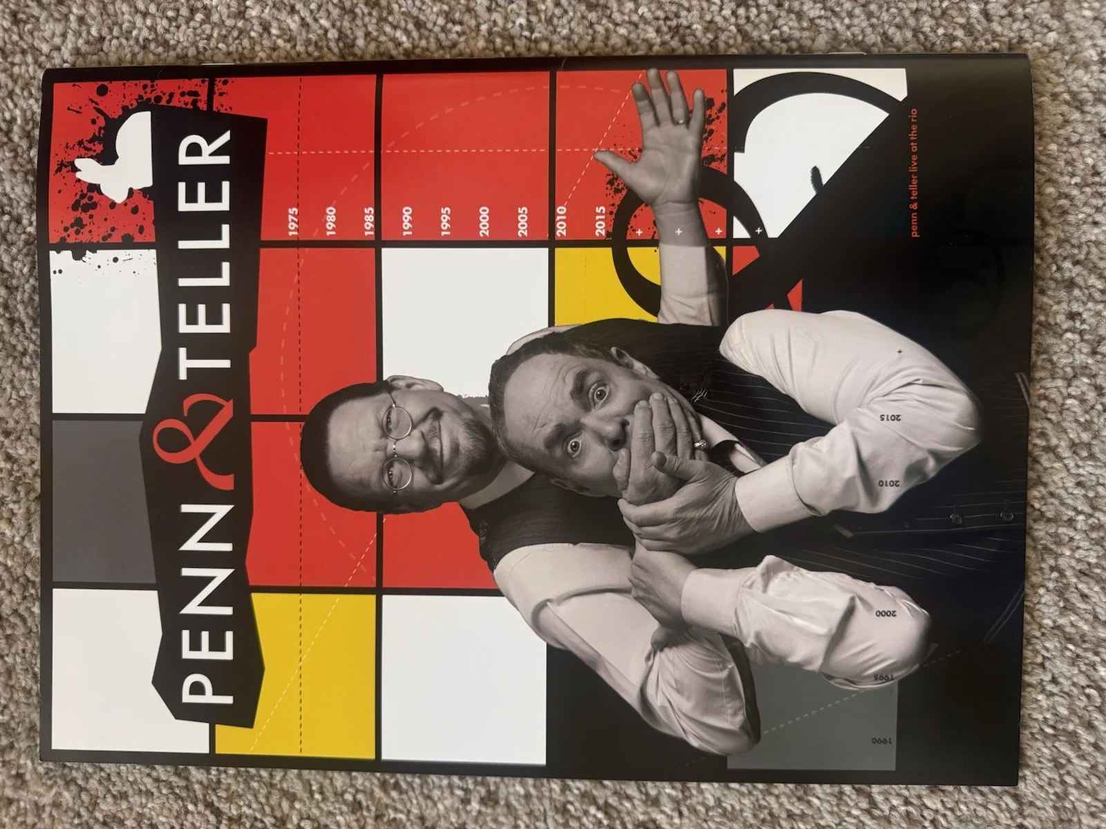 AUTOGRAPHED Penn & Teller Show Program Book From Las Vegas!, image 3
