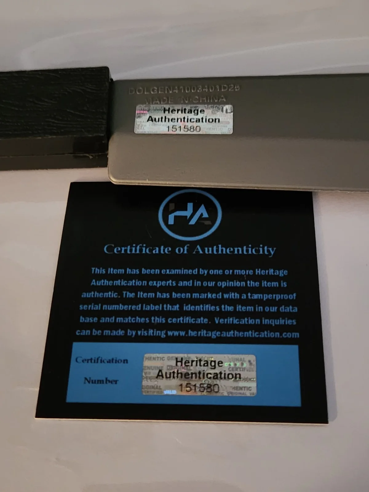 Ari Lehman — Ari Lehman "Friday The 13th " Autographed Toy Knife With Certification, image 2