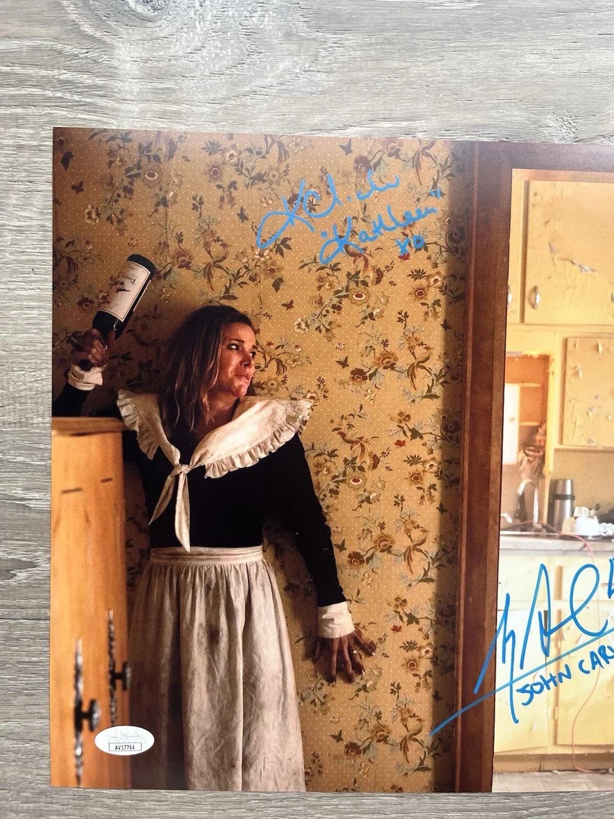 Karen Cliche Alex Armbruster Signed Thanksgiving 11x14 Photo JSA COA John Carver, изображение 3
