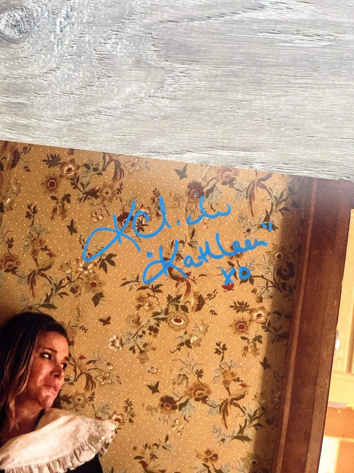 Karen Cliche Alex Armbruster Signed Thanksgiving 11x14 Photo JSA COA John Carver, изображение 5