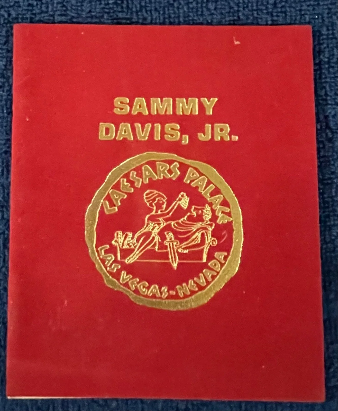 Sammy Davis Jr. Personal Telegram and Show table card- 1974 opening show Caesars, изображение 2