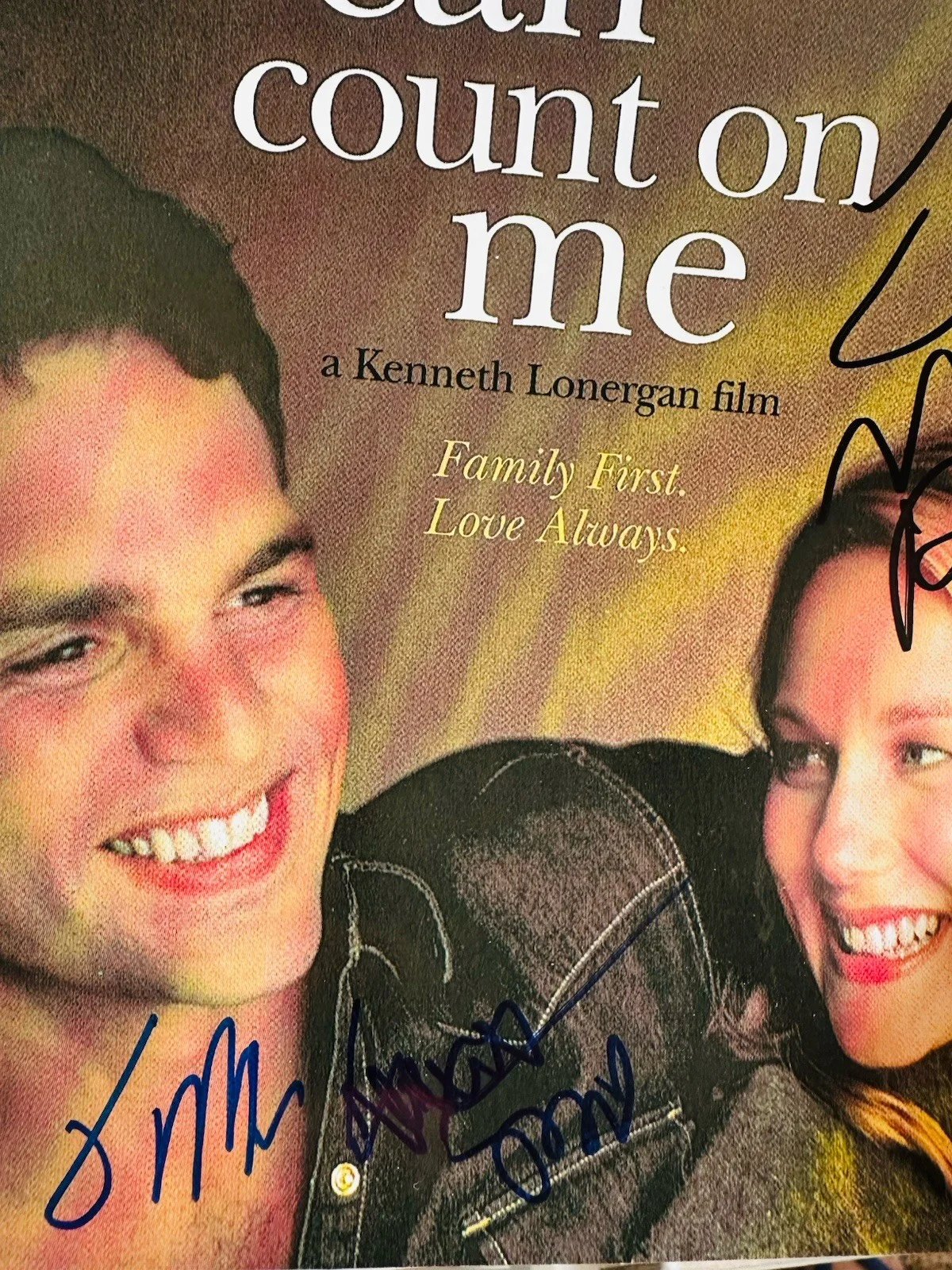 Mark Ruffalo, Laura Linney, Kenneth Lonergan, Matthew Broderick — Mark Ruffalo, Laura Linney, Kenneth Lonergan, Matthew Broderick Signed Photo, изображение 2