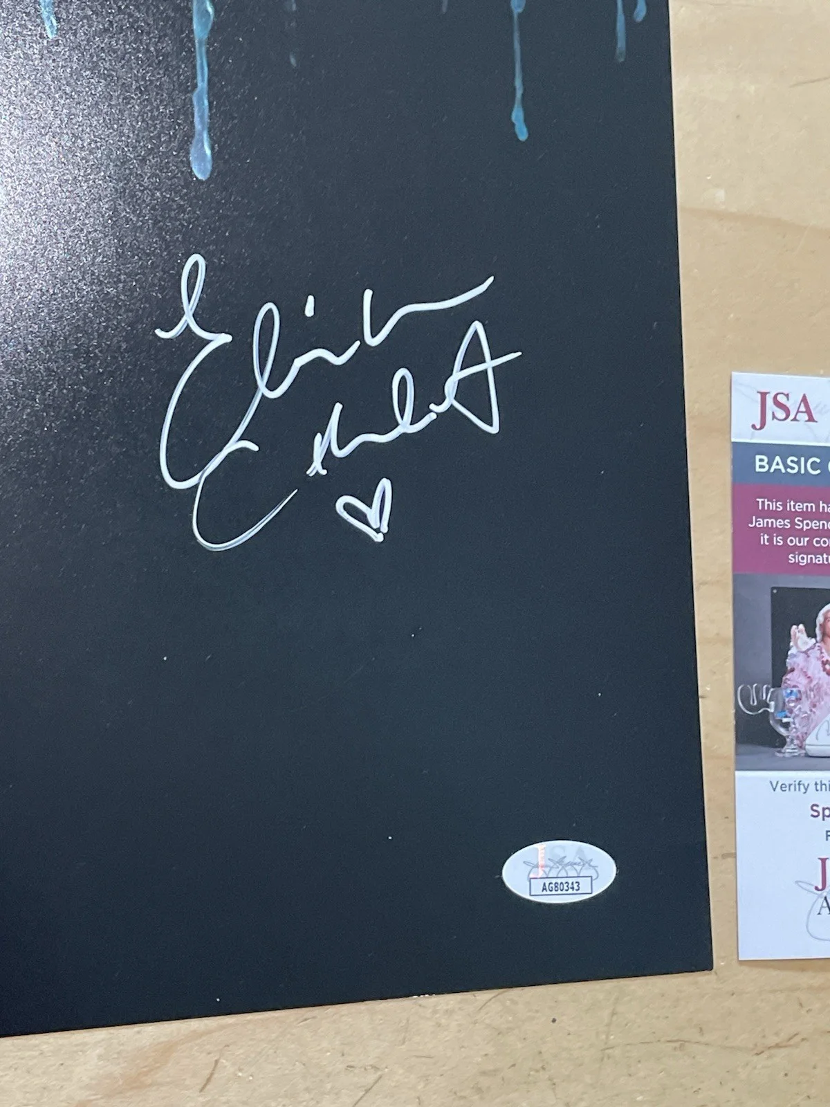 Elisha Cuthbert — Elisha Cuthbert Signed House of Wax 11x17" Mini Movie Poster JSA Certified, изображение 2