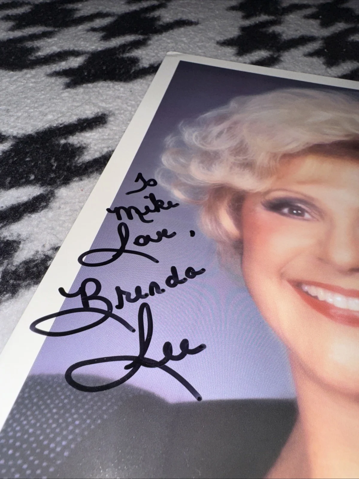 Signed Brenda Lee 8x10 Photo, image 3
