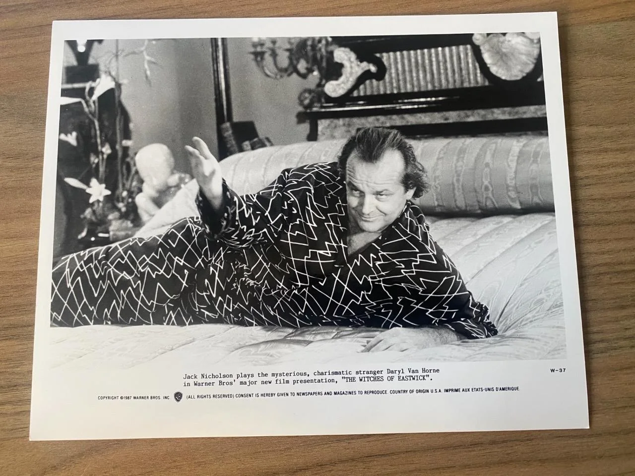 6 Original The Witches of Eastwick Press Film Still Photos 1987 Jack Nicholson, изображение 2