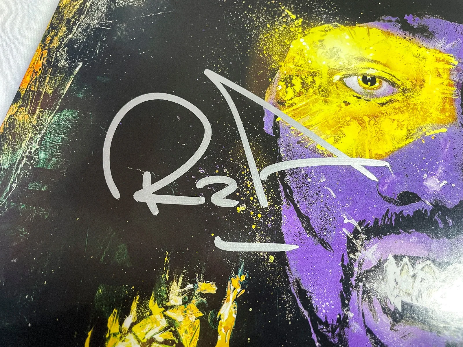 RZA Signed Saturday Afternoon Kung Fu Theatre Red Vinyl Album EXACT Proof JSA, изображение 2
