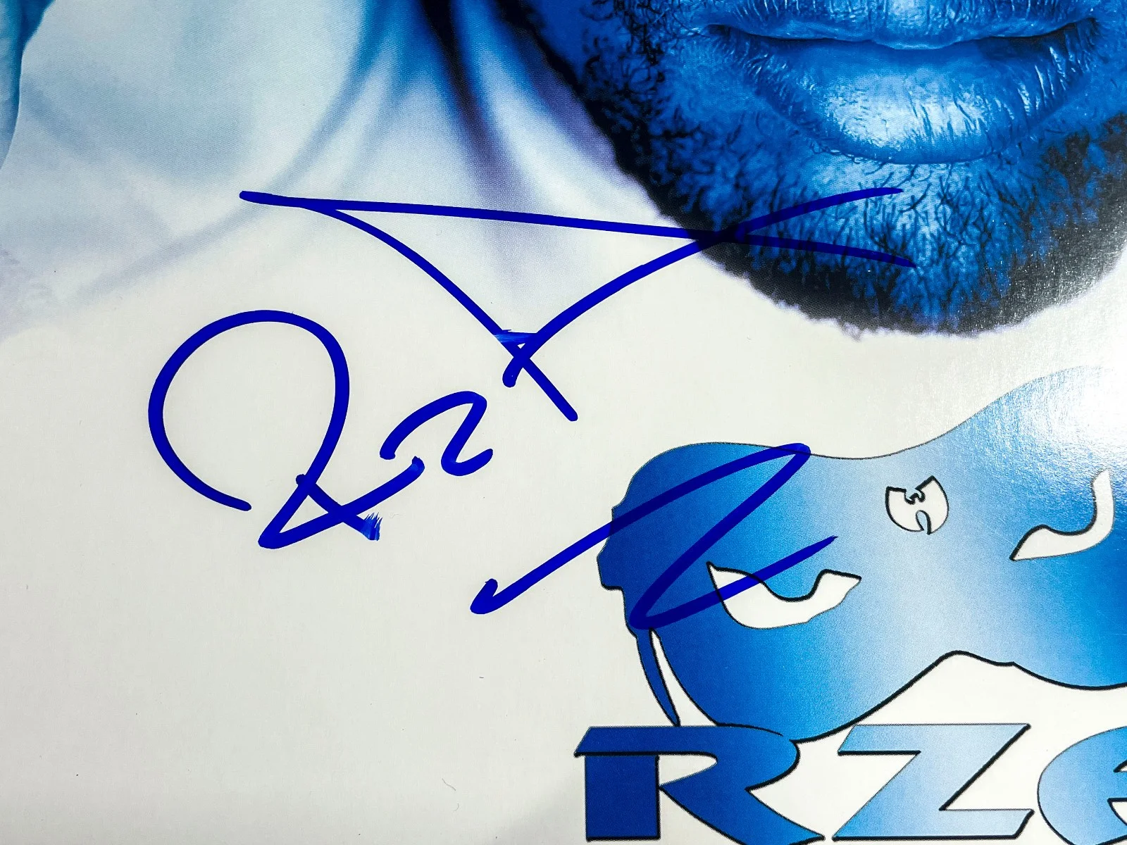 RZA Signed BIRTH OF A PRINCE RSD Blue Smoke Vinyl Album EXACT Proof JSA, изображение 2