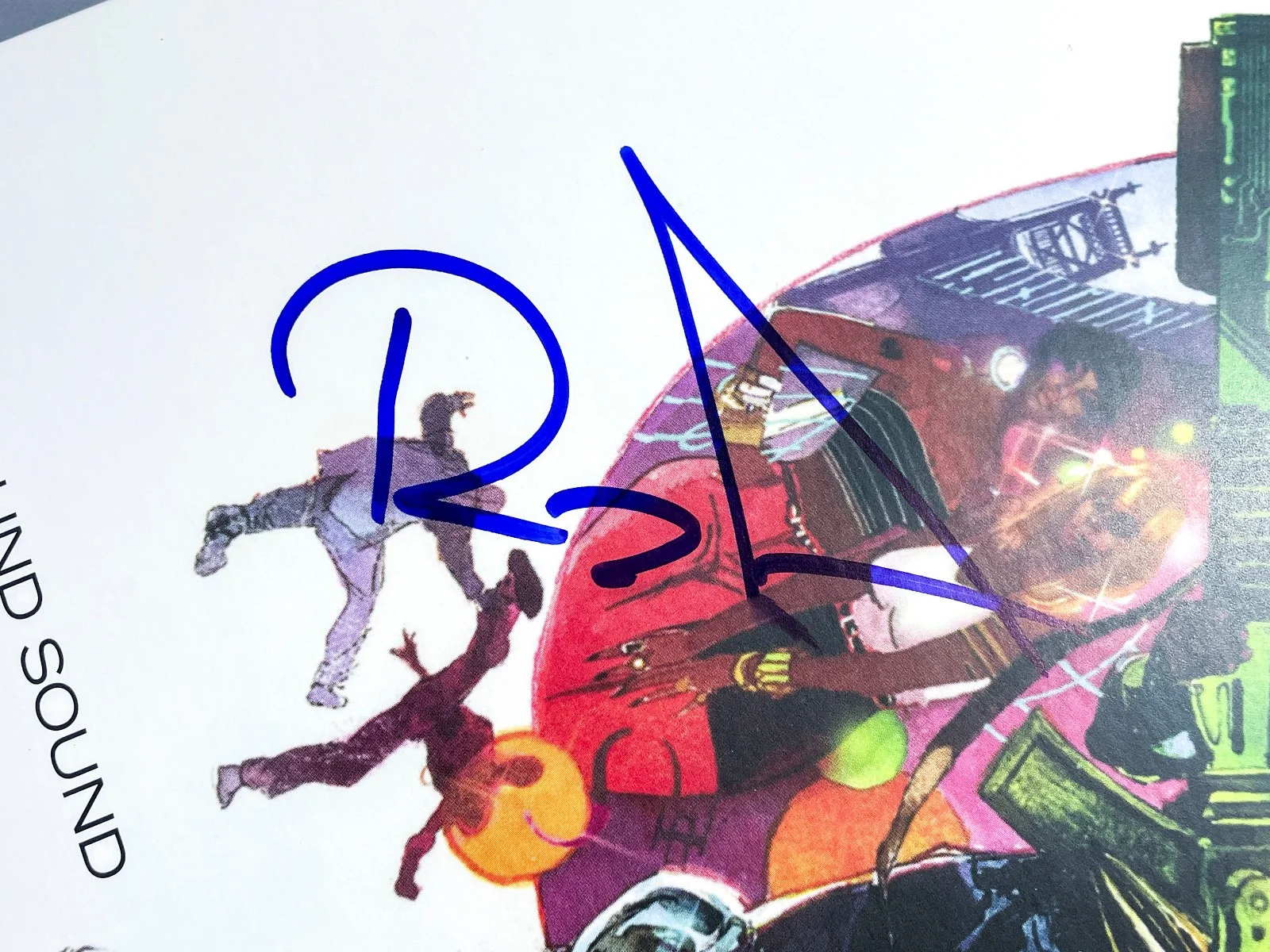 RZA Signed BOBBY DIGITAL IN STEREO RSD Red Vinyl Album EXACT Proof JSA, изображение 2