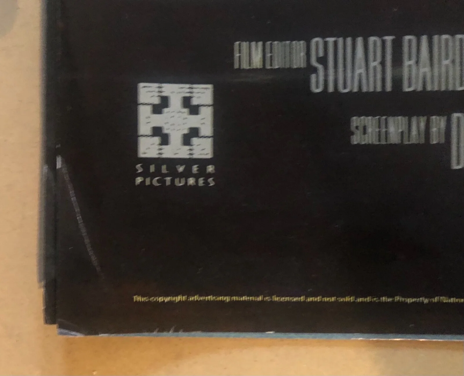 Demolition man - original cinema DS British Quad movie poster unfolded Rare, изображение 3