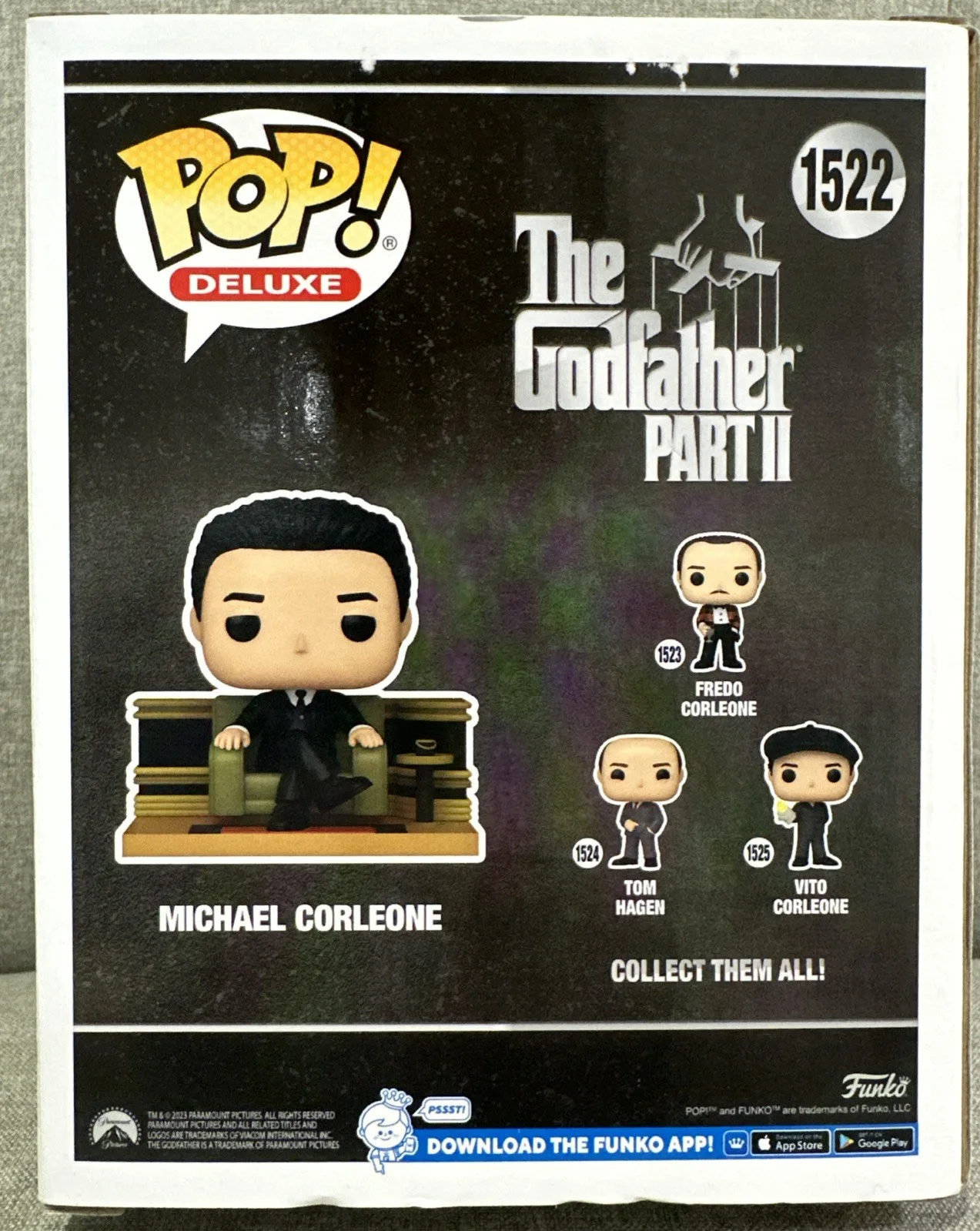 Al Pacino — Funko Pop 1522 Al Pacino The Godfather Michael Corleone Fanatics Autograph, image 5